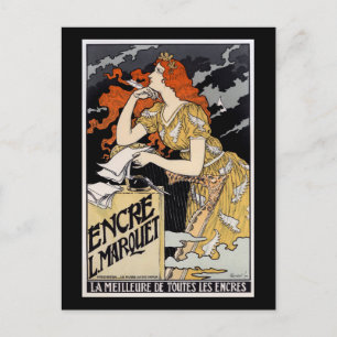 Tinte L. Marquet, Eugène Grasset Postkarte