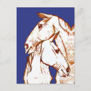Tinte redet Fantasy V07 PFERD V02 Postkarte
