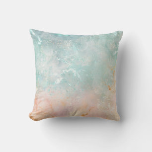 Tinte-Spritzer Wasserfarben Hintergrund, pastellfa Kissen