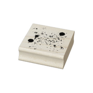 Tinte Spritzer Wood Art Briefmarke Gummistempel