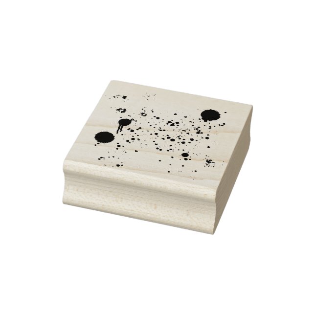 Tinte Spritzer Wood Art Briefmarke Gummistempel (Stempel)