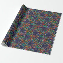 Tinteblau modern mehrfarbig mit falschem Glitter