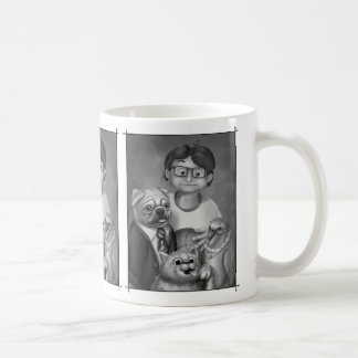 Tintement de tintement peu de tasse de portrait de