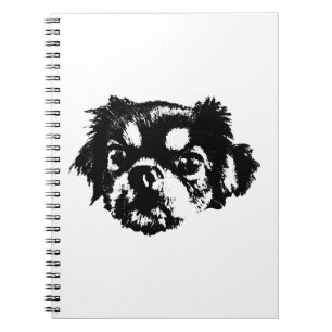 Tinten-Chihuahua-Notizbuch – Süße Hund Hülle Notizblock