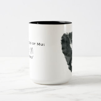 Tinten-Fleck-Affe-Tasse Zweifarbige Tasse