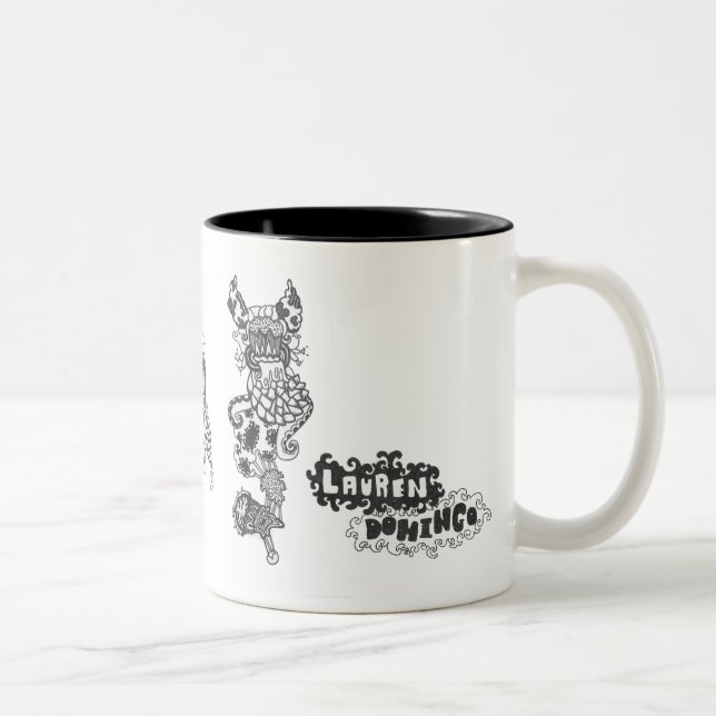 Tinten-Freunde Zweifarbige Tasse (Rechts)