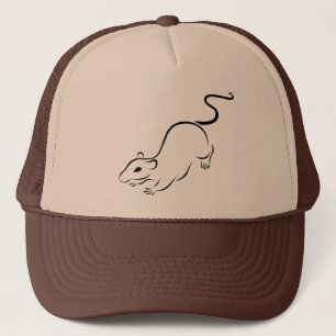 Tinten-Ratte Truckerkappe