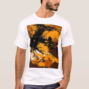 Tintenexplosion: Farbige abstrakte Spritzer T-Shirt