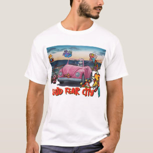 Tintenfisch Angst City Cat Spaziergang T - Shirt