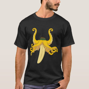 Tintenfisch-Bananen-Kreatur-Frucht T-Shirt