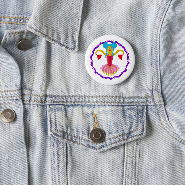 Tintenfisch  button (Beispiel)