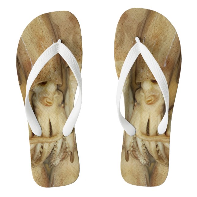 Tintenfisch - Calamari Flip Flops (Fußbett)