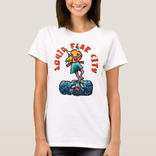 Tintenfisch Fear City Graphic T-Shirt