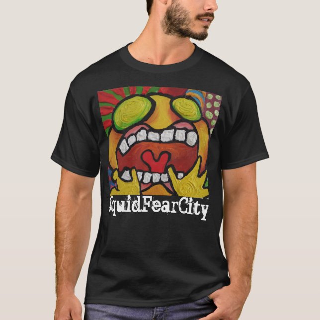 Tintenfisch Fear City Graphic T-Shirts (Vorderseite)