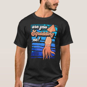 Tintenfisch Fisch und Meeresfrüchte Feinschmecker T-Shirt
