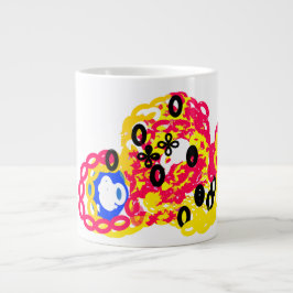 Tintenfisch Freude Sommer Spiel Jumbo-Tasse