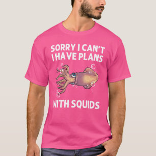 Tintenfisch für Männer Frauen Tintenfisch Kraken T T-Shirt