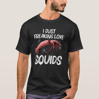 Tintenfisch Geschenk für Männer Frauen Riesen-Tint T-Shirt