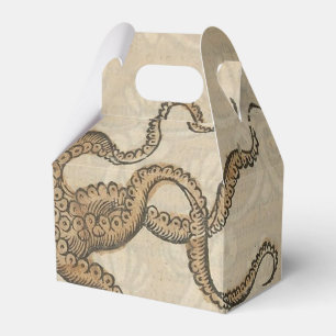 Tintenfisch Kraken Antik Küsten Meeresfauna Geschenkschachtel