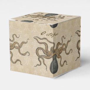 Tintenfisch Kraken Antik Küsten Meeresfauna Geschenkschachtel