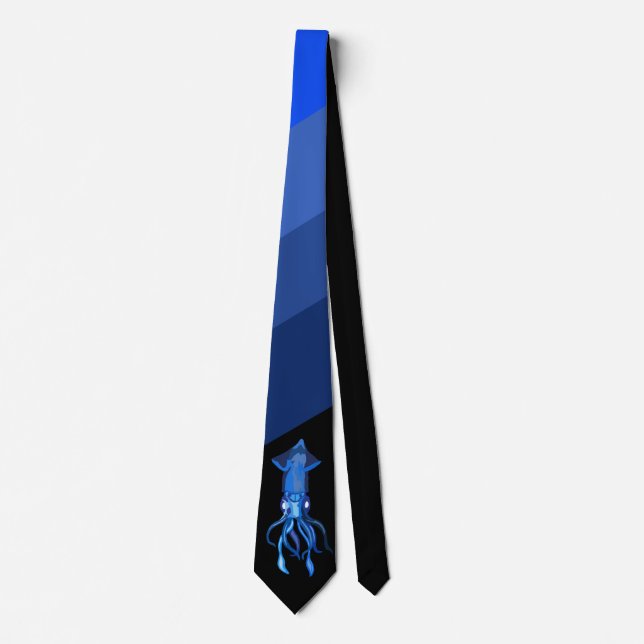 Tintenfisch Neck Tie Krawatte (Vorderseite)