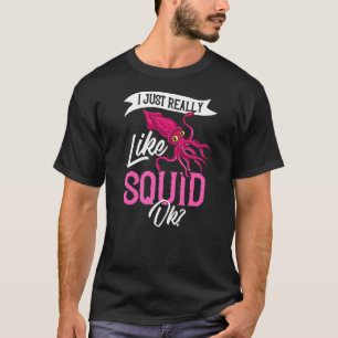 Tintenfisch Octopus Kraken Meeresbiologie T-Shirt