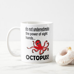 Tintenfisch Ozean Tier Lustiger Tintenfisch Kaffeetasse