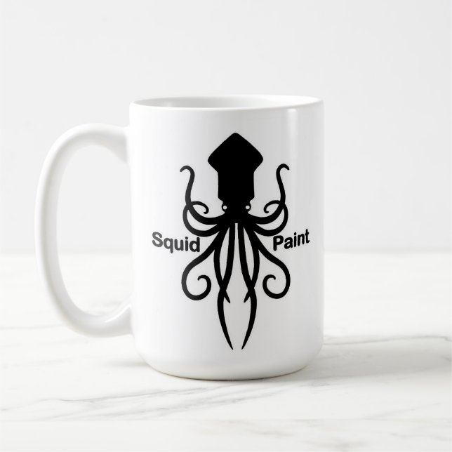 Tintenfisch Paint Kaffeetasse (Links)