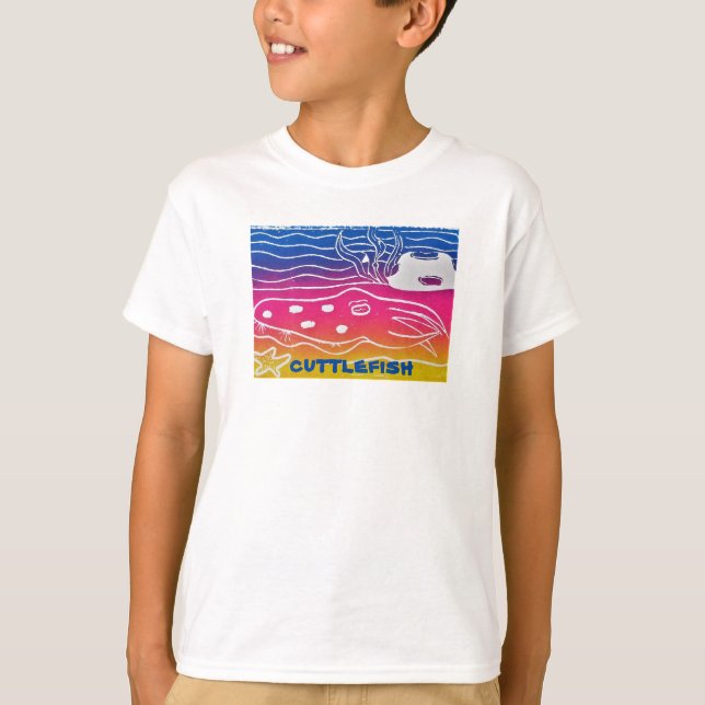 Tintenfisch-Shirt T-Shirt (Vorderseite)