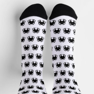 Tintenfisch-Socken - S/W - Unisex Socken