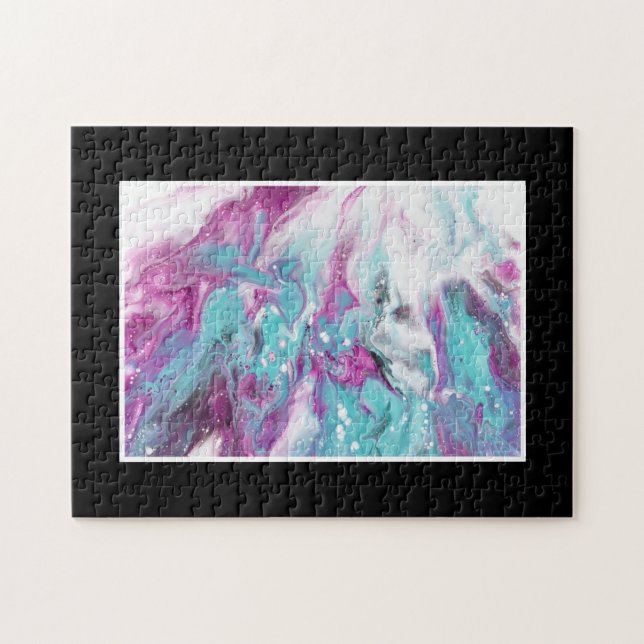 Tintenfisch Spritzer schwer anstrengend farbig (Horizontal)