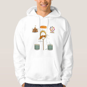 Tintenfisch Spritzkopf Hoodie