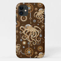 Tintenfisch Steampunk Retro Mechanische Fantasie