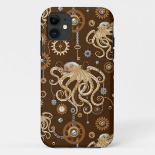 Tintenfisch Steampunk Retro Mechanische Fantasie Case-Mate iPhone Hülle