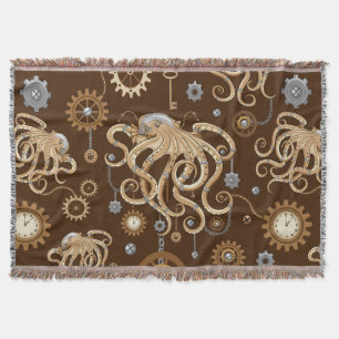 Tintenfisch Steampunk Retro Mechanische Fantasy Decke