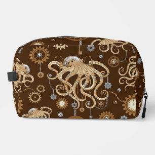 Tintenfisch Steampunk Retro Mechanische Fantasy Waschbeutel
