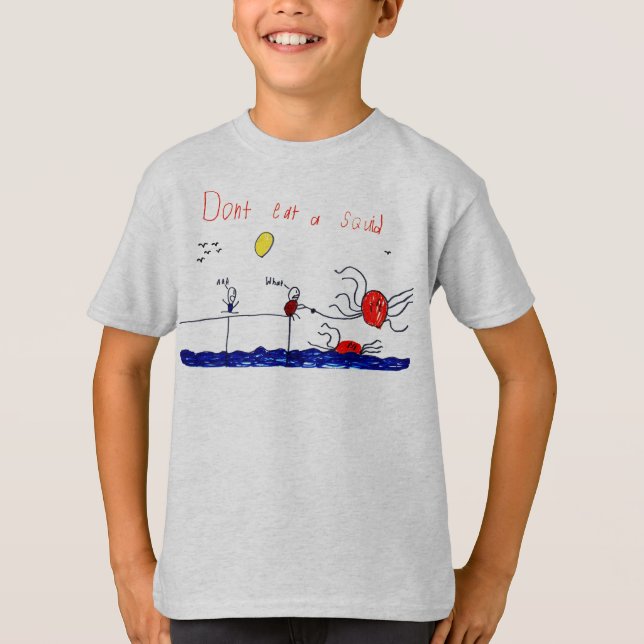 Tintenfisch T-Shirt (Vorderseite)