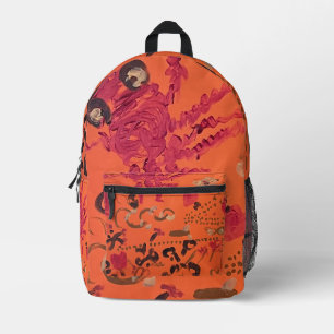 Tintenfisch Tatoo - die richtige Art von Verrückth Bedruckter Rucksack