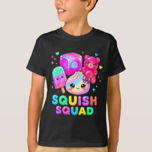 Tintenfisch-Trupp-Klößchen kawaii Pastell Anime Ge T-Shirt