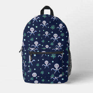 Tintenfisch unter dem Meer Kinder Muster Bedruckter Rucksack