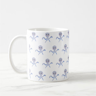 Tintenfisch unter dem Meer Kinder Muster Kaffeetasse