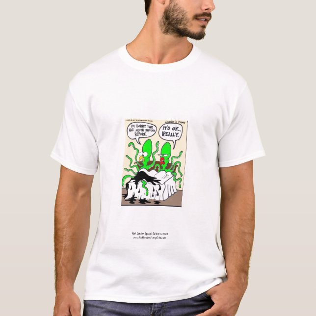 Tintenfisch Vormanie Ejaculation Mens Funny T - Sh T-Shirt (Vorderseite)