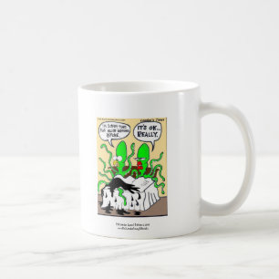 Tintenfisch Vorzeitiger Samenerguss Cartoon Lustig Kaffeetasse