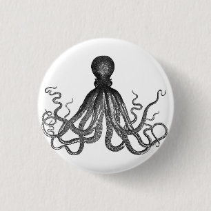 Tintenfischknopf Button