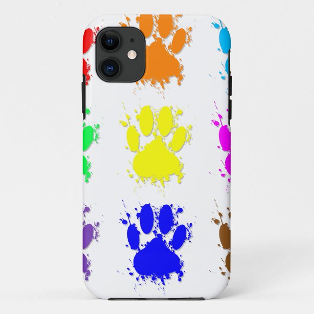 Tintenkleber-Spritzer-Dog-Muster Case-Mate iPhone Hülle (Rückseite)