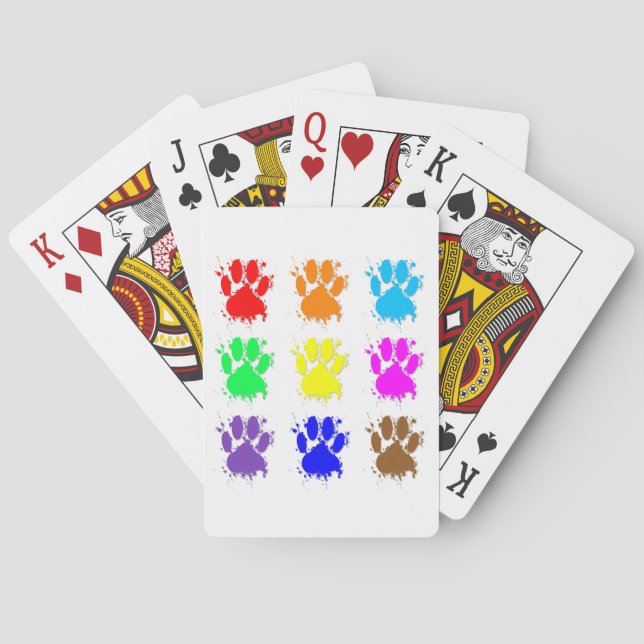 Tintenpatrone für Spritzer Hundepolster Spielkarten (Rückseite)