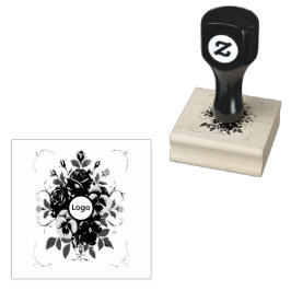 Tintenstampen Botanische Krone Gummistempel