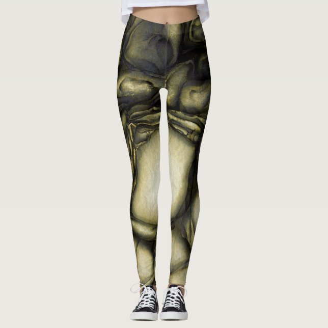 Tintenwaschumgebung 59 leggings (Vorderseite)