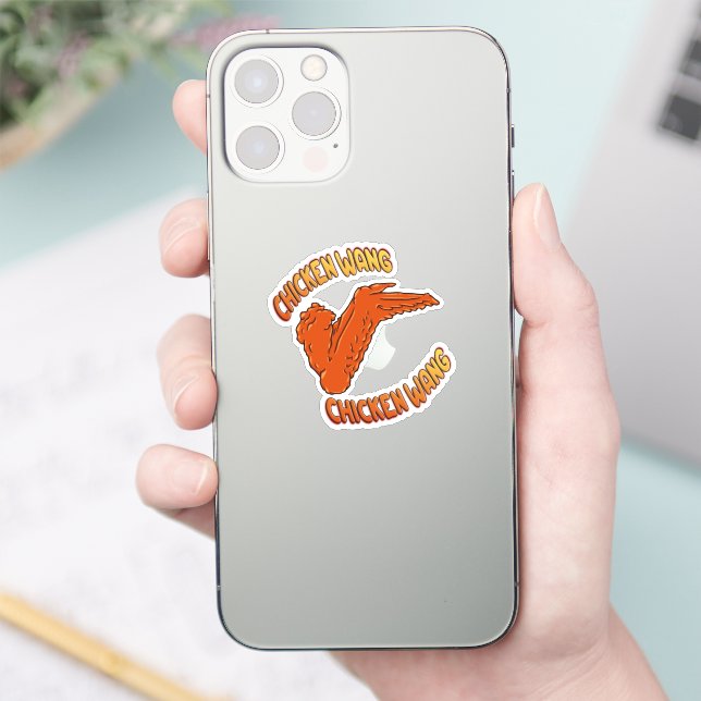 Tiny 2" x 2" Vinyl-Aufkleber, kundenspezifisch ges Aufkleber (Telefon)