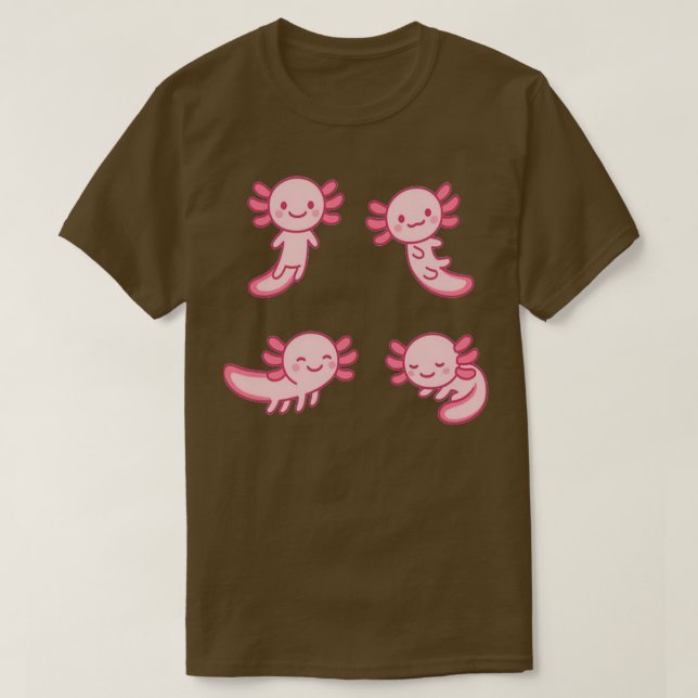 Tiny Axolotl 1 T-Shirt (Design vorne)